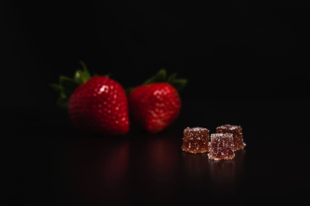 3Leaf's micro-dosed Strawberry Fruit Jellies are made with natural fruit-puree and have 2.5 milligrams of THC per edible. They're sold in packs of four so you can build on your dose to meet your needs.